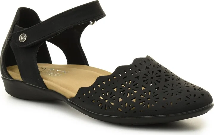 Laser Cut Ankle Strap Sandal