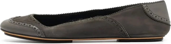 Laser-Cut Ballet Flats