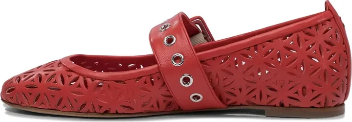 Laser-Cut Buckle Ballet Flats - Image 5