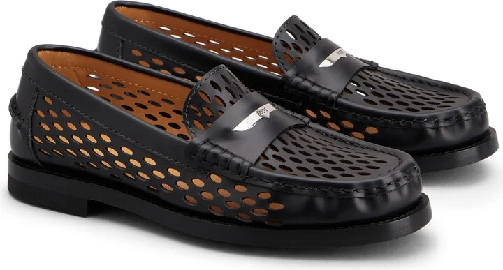 Laser Cut Calfskin Loafer