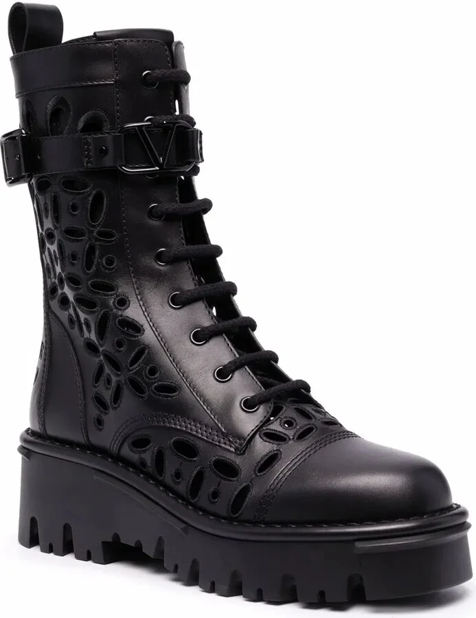 Laser-Cut Combat Boots - Image 2