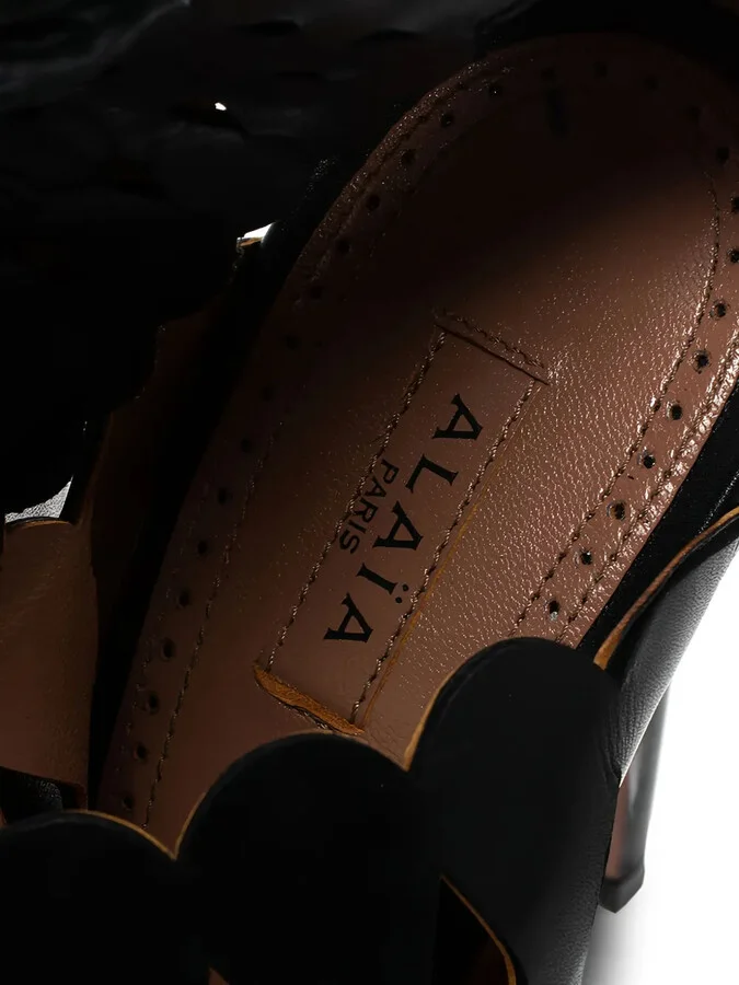 Laser-Cut Fringe Sandals - Image 5