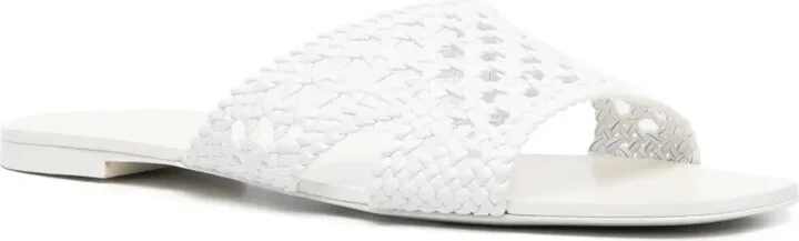 Laser-Cut Leather Mules - Image 2
