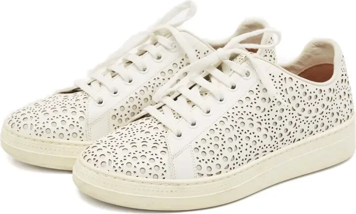 Laser-Cut Low-Top Sneakers - Image 2