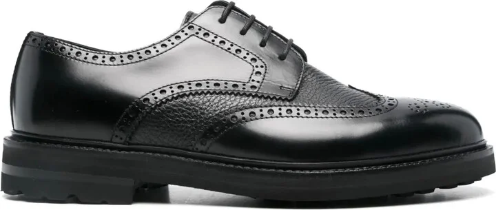 laser-cut Oxford shoes