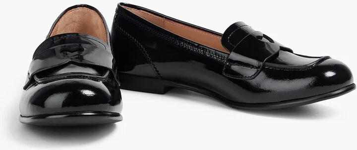 Laser-cut patent-leather loafers - Image 2