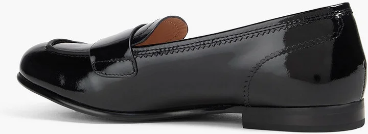 Laser-cut patent-leather loafers - Image 3