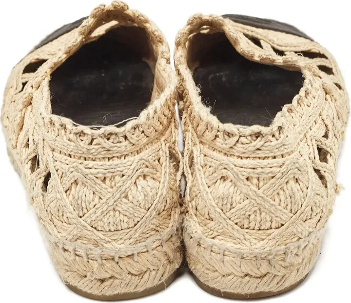 Laser-Cut Raffia Espadrilles - Image 3