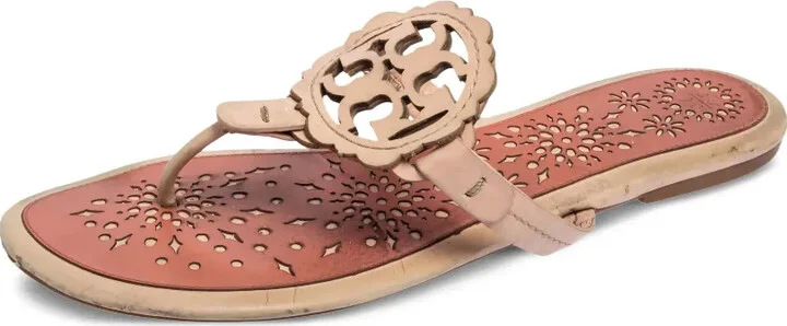 Laser-Cut Thong Sandals - Image 2