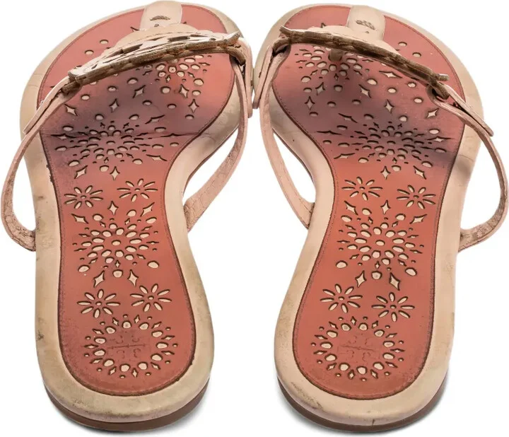 Laser-Cut Thong Sandals - Image 3