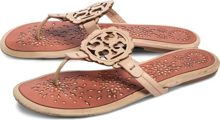 Laser-Cut Thong Sandals - Image 5