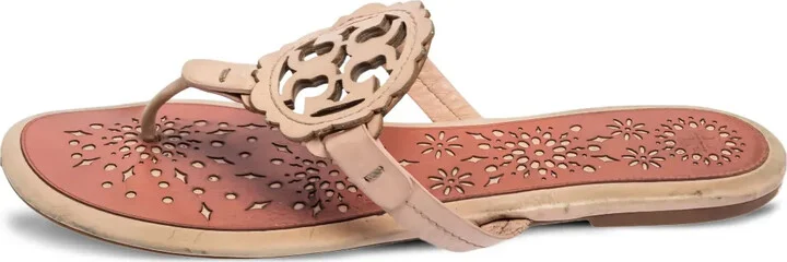 Laser-Cut Thong Sandals