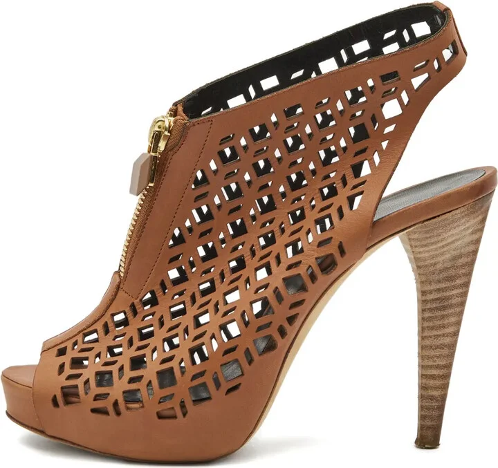 Laser-Cut Zip Booties
