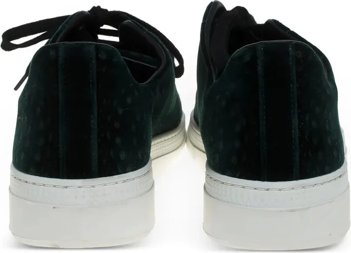 Laser-Print Velvet Sneakers - Image 3