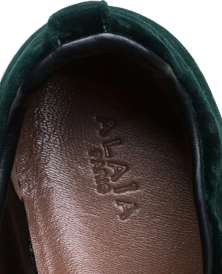 Laser-Print Velvet Sneakers - Image 5