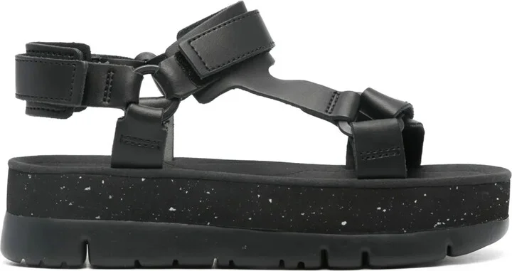 Lasted leather sandals