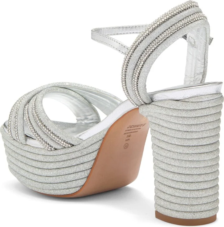 Latifah Glam Rhinestone Platform Sandal - Image 2