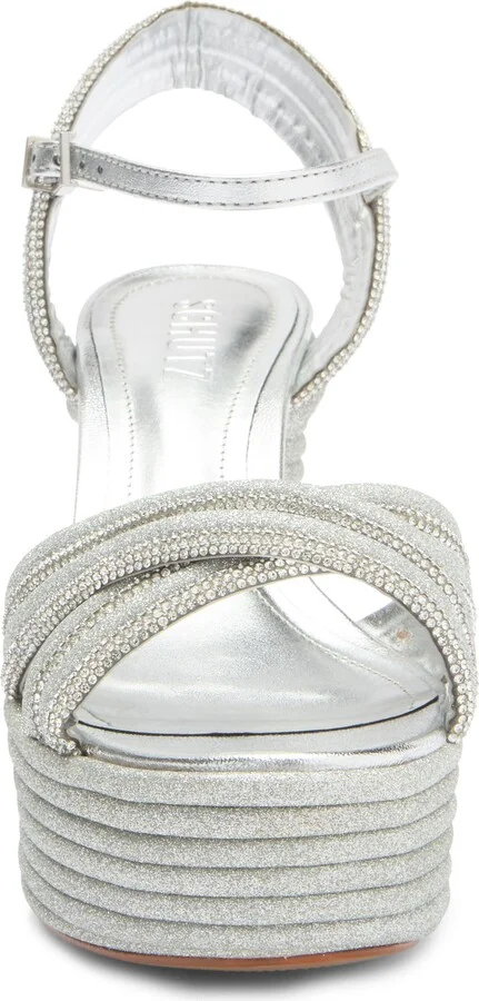 Latifah Glam Rhinestone Platform Sandal - Image 3