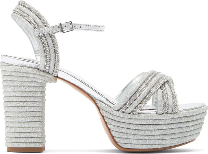 Latifah Glam Rhinestone Platform Sandal - Image 4