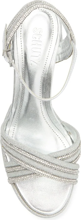 Latifah Glam Rhinestone Platform Sandal - Image 5