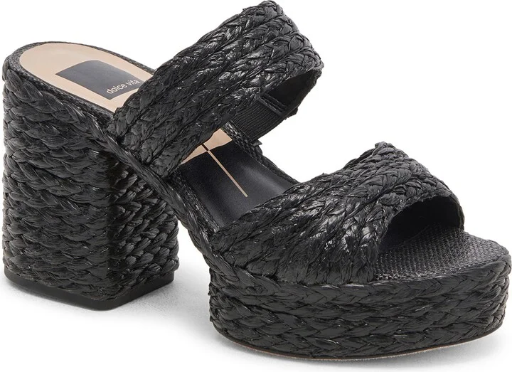 Latoya Raffia Platform Sandal