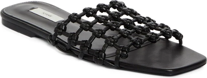 Lattice Slide Sandal