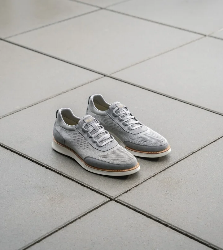 Launch Elastic Lace Knit Sneaker - Image 8