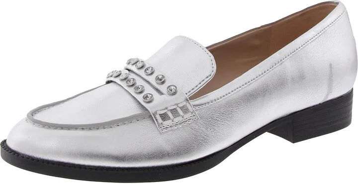 Laura 3 Womens Rhinestone Man Made Loafers