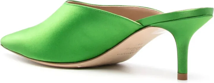 Laura 60mm satin mules - Image 3