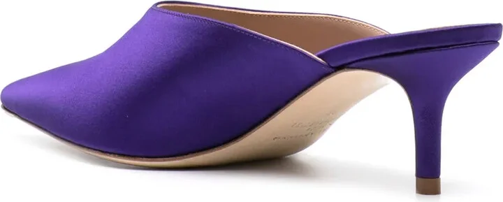 Laura 60mm satin mules - Image 3