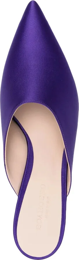 Laura 60mm satin mules - Image 4