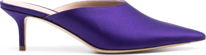 Laura 60mm satin mules