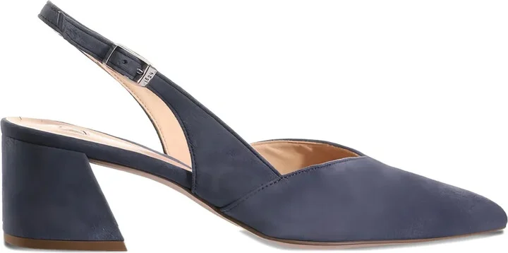 Laura slingback pointed-toe pumps