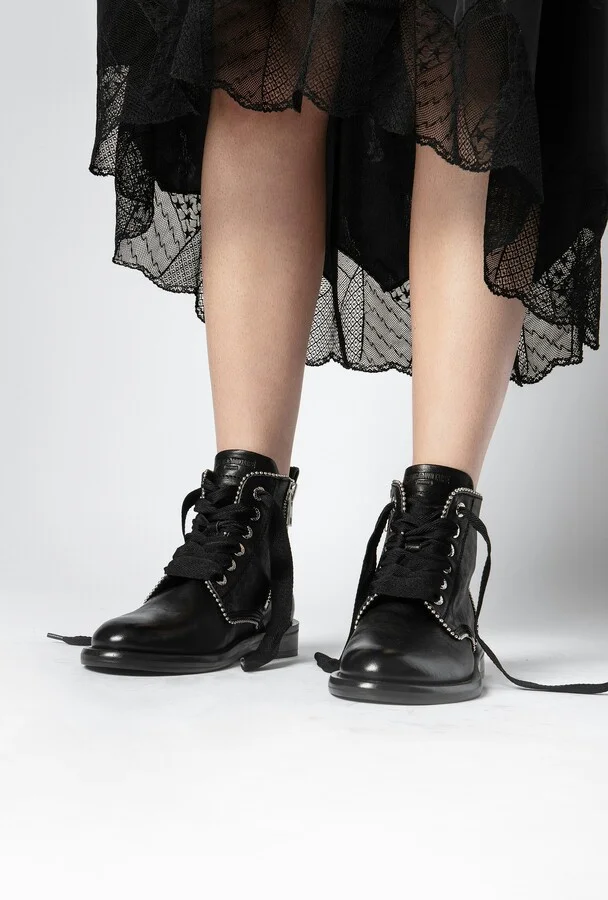 Laureen Roma Studs Ankle Boots - Image 6