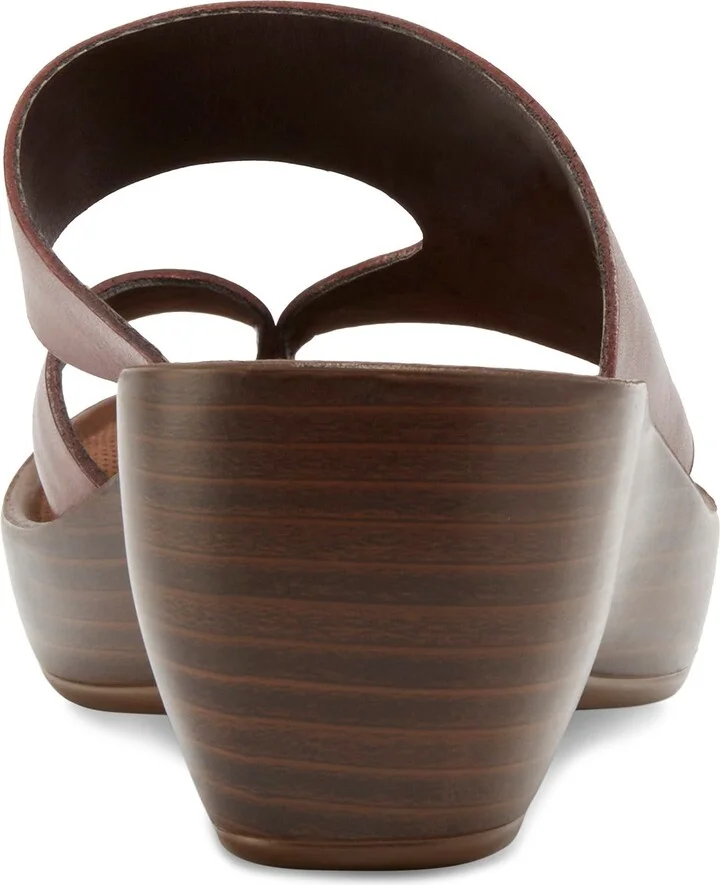 Laurel Leather Platform Wedge Sandal - Image 3