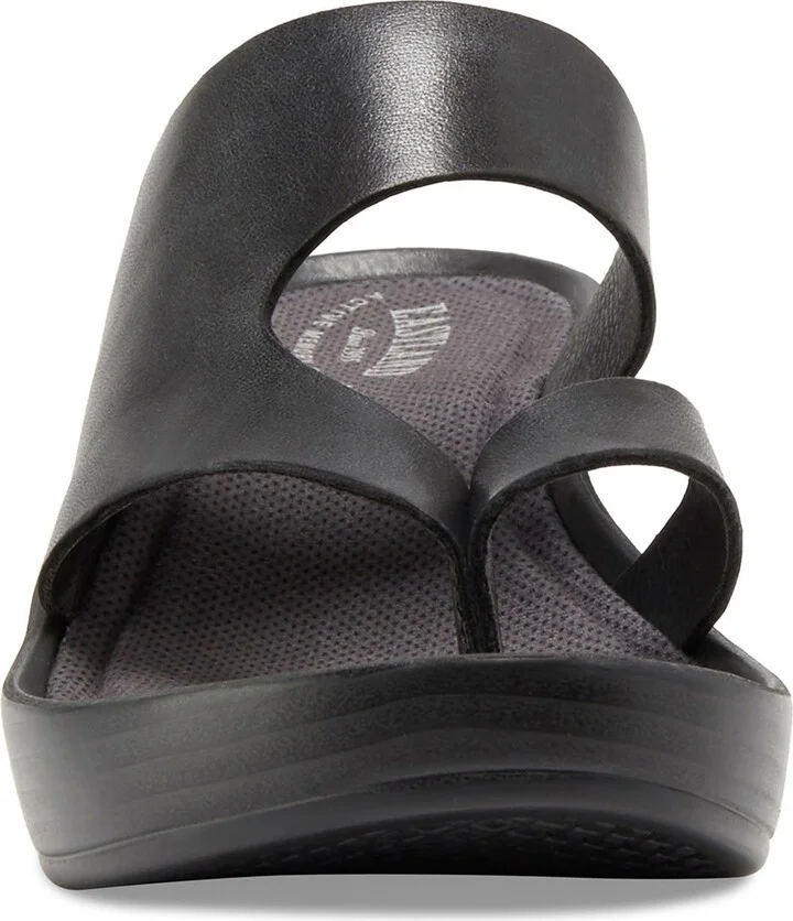 Laurel Leather Platform Wedge Sandal - Image 9