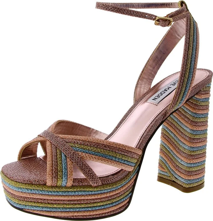 Laurel Womens Peep-Toe Evening Slingback Sandals