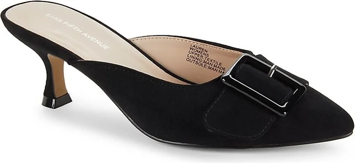 Lauren 63MM Kitten Heel Mules - Image 2