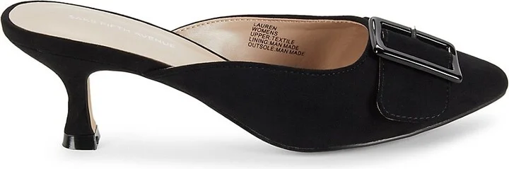 Lauren 63MM Kitten Heel Mules