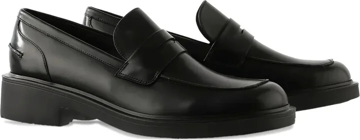 Lauren block-heel leather loafers - Image 2