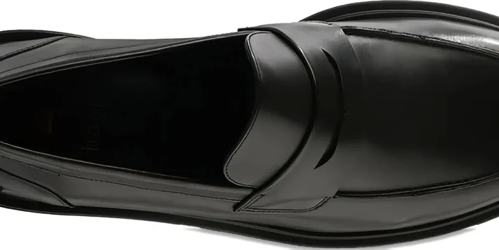 Lauren block-heel leather loafers - Image 4