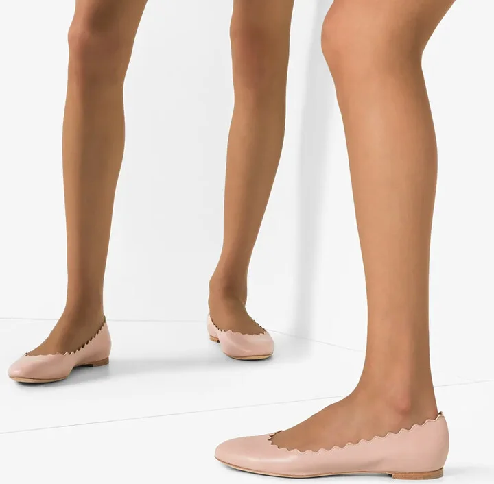 Lauren leather ballerina shoes - Image 3