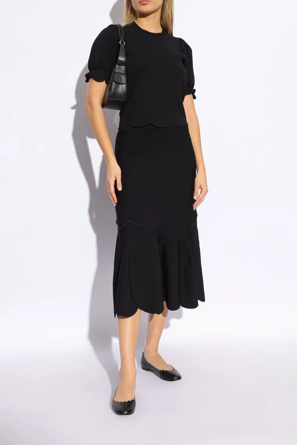 'Lauren' Leather Ballet Flats, , - Black - Image 2