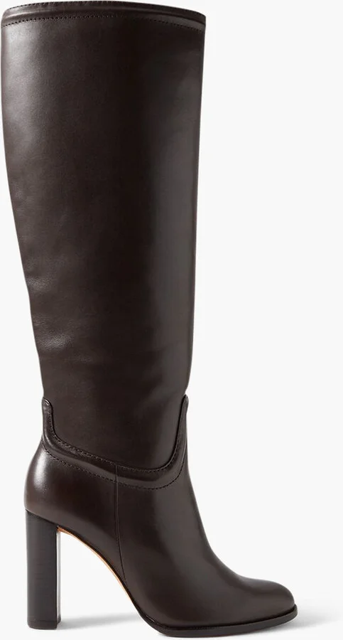 Lauren leather knee boots