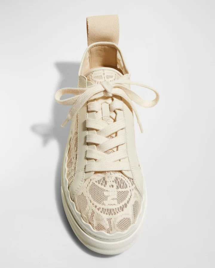 Lauren Logo Lace Low-Top Sneakers - Image 2
