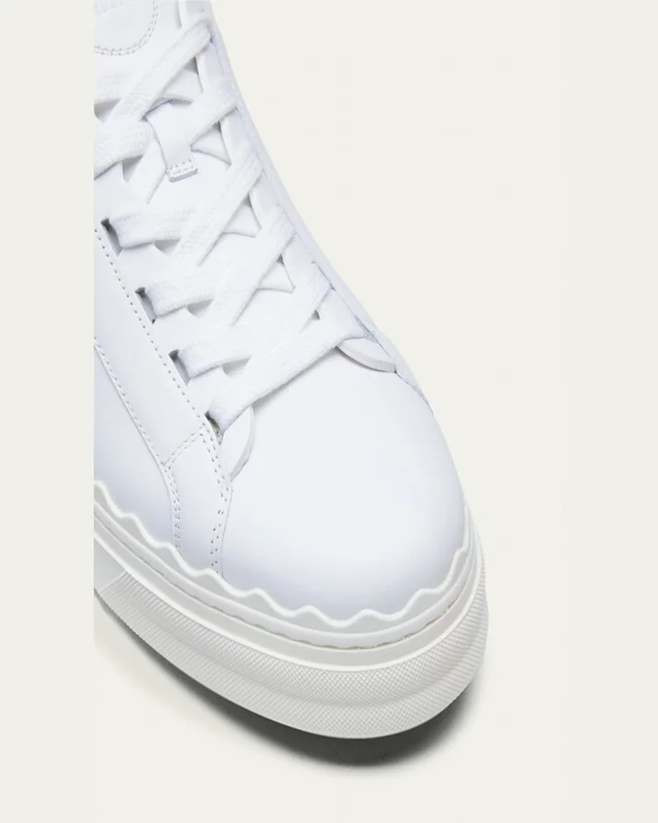 Lauren Low-Top Leather Sneakers - Image 6