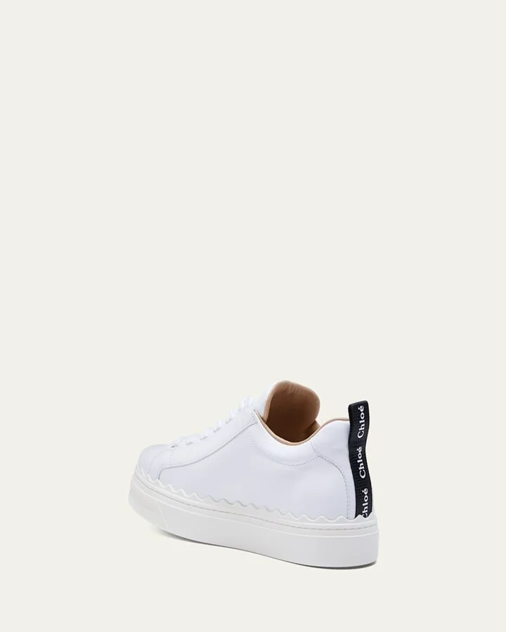 Lauren Low-Top Leather Sneakers - Image 7