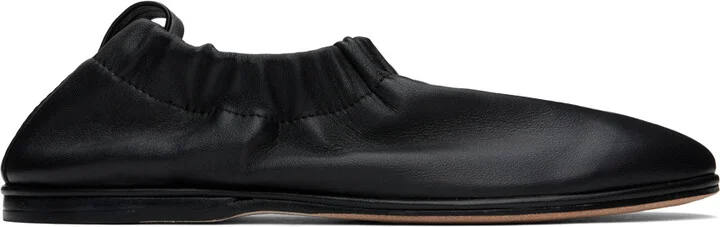 Lauren Manoogian Black Banded Ballerina Flats