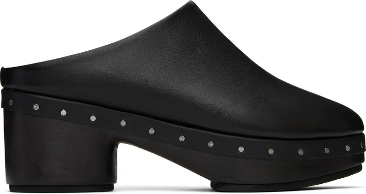 Lauren Manoogian Black Studio Clogs