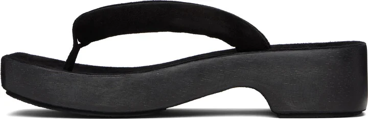 Lauren Manoogian Black Zori Sandals - Image 3